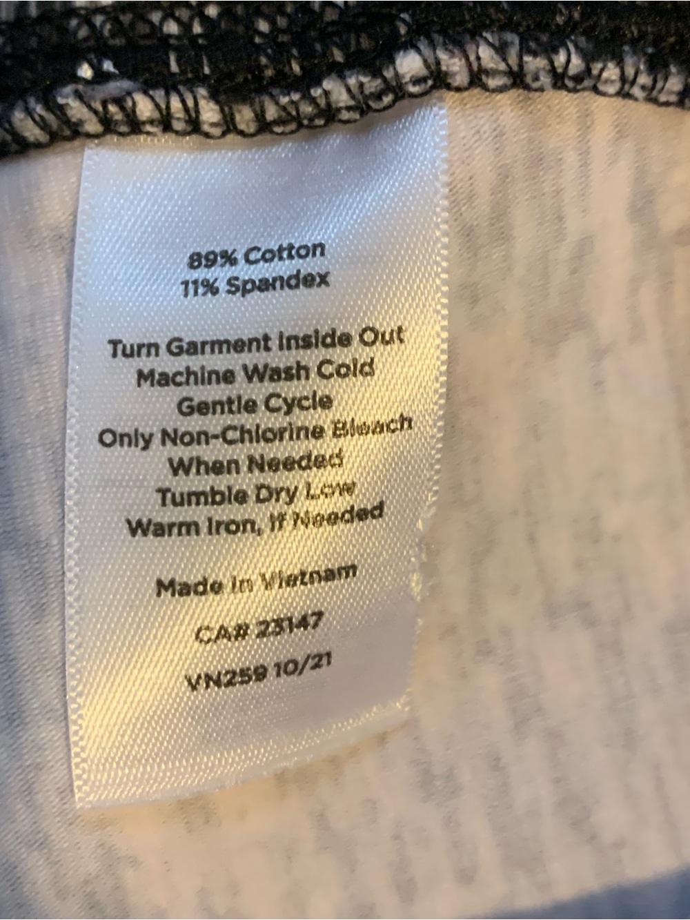 T by Talbots Workout Leggings Capri Size Large - Picture 10 of 12